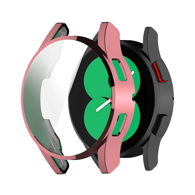 حافظة حماية ساعة كاملة من TPU مطلية بالكهرباء، لساعات Samsung Galaxy Watch FE بقياس 40mm
