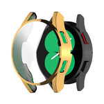 حافظة حماية ساعة كاملة من TPU مطلية بالكهرباء، لساعات Samsung Galaxy Watch FE بقياس 40mm