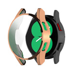 حافظة حماية ساعة كاملة من TPU مطلية بالكهرباء، لساعات Samsung Galaxy Watch FE بقياس 40mm