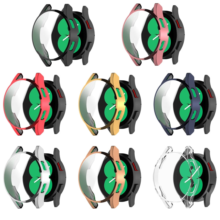 حافظة حماية ساعة كاملة من TPU مطلية بالكهرباء، لساعات Samsung Galaxy Watch FE بقياس 40mm