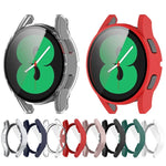 غطاء حماية متكامل من بلاستيك PC وزجاج مقوى لسامسونج جالاكسي ووتش FE 40مم