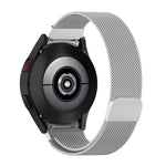 سوار ساعة ميلان مغناطيسي من الفولاذ المقاوم للصدأ، لساعات Samsung Galaxy Watch Ultra 47mm / Ultra 2025، وSamsung Galaxy Watch FE 40mm، وSamsung Galaxy Watch 7 40 / 44mm