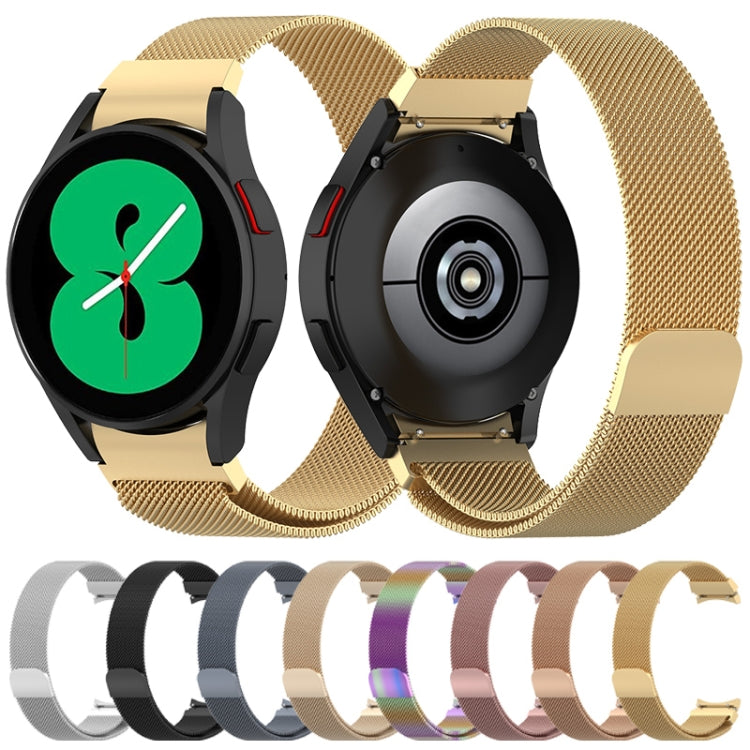 سوار ساعة ميلان مغناطيسي من الفولاذ المقاوم للصدأ، لساعات Samsung Galaxy Watch Ultra 47mm / Ultra 2025، وSamsung Galaxy Watch FE 40mm، وSamsung Galaxy Watch 7 40 / 44mm