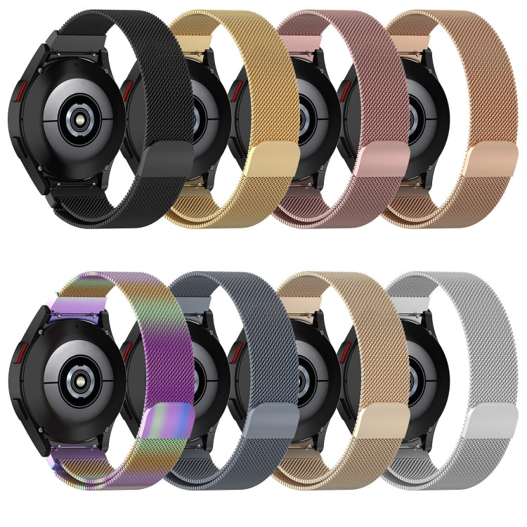 سوار ساعة ميلان مغناطيسي من الفولاذ المقاوم للصدأ، لساعات Samsung Galaxy Watch Ultra 47mm / Ultra 2025، وSamsung Galaxy Watch FE 40mm، وSamsung Galaxy Watch 7 40 / 44mm