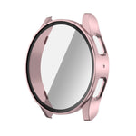 حافظة واقية متكاملة من PC + فيلم مقسى للساعات، لساعات Samsung Galaxy Watch 7 مقاس 44 مم، 40 مم