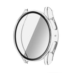 حافظة واقية متكاملة من PC + فيلم مقسى للساعات، لساعات Samsung Galaxy Watch 7 مقاس 44 مم، 40 مم