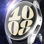 حافظة واقية متكاملة من PC + فيلم مقسى للساعات، لساعات Samsung Galaxy Watch 7 مقاس 44 مم، 40 مم