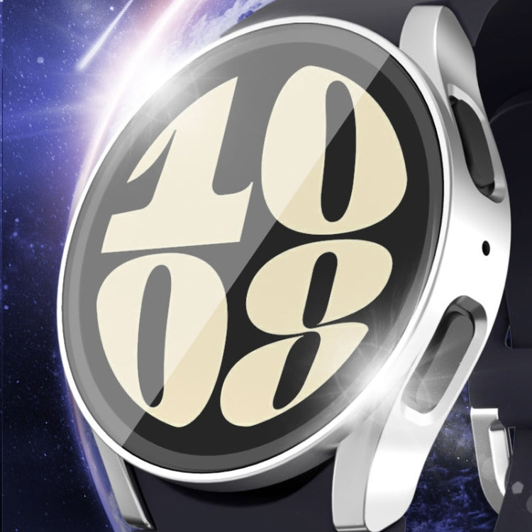 حافظة واقية متكاملة من PC + فيلم مقسى للساعات، لساعات Samsung Galaxy Watch 7 مقاس 44 مم، 40 مم