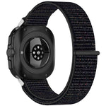 For Galaxy Watch Ultra2 2026 / 2025 / 1 2024 Loop Nylon Hook and Loop Fastener Watch Band, Black, Blue Ocean, Rainbow, Seashell Color, Sea Blue, Gray Blue, Khaki Yellow, Dark Blue, Lime