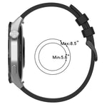 سوار ساعة سيليكون رياضي بلونين 20مم، لـ Samsung Galaxy Watch 4 Classic مقاس 42مم، لـ Samsung Galaxy Watch Active 2 مقاس 44مم، لـ Samsung Galaxy Watch Active 2 مقاس 40مم