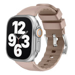 سوار ساعة سيليكون بلونين، لسلسلة Apple Watch 4 مقاس 44مم، لسلسلة Apple Watch 4 مقاس 40مم