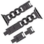 Quick-Release Metal Chain Watch Band, For Apple Watch SE 2023 44mm, For Apple Watch SE 2023 40mm, For Apple Watch Ultra 2 49mm, For Apple Watch Series 9 45mm, For Apple Watch Series 9 41mm, For Apple Watch Ultra 49mm, For Apple Watch Series 8 41mm     ...