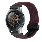 22mm Magnetic Buckle Braided Watch Band, For Samsung Galaxy Gear S3 Classic, For Samsung Galaxy Watch 46mm