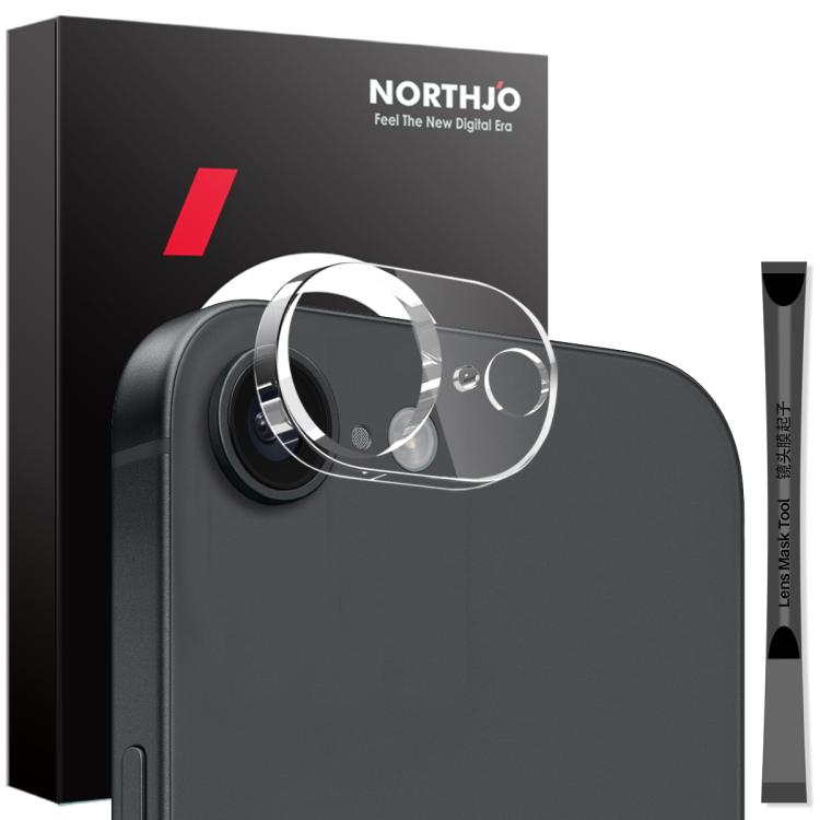 NORTHJO Camera Lens Protector 3D HD Tempered Glass Film, For iPhone 17e / 16e, For iPhone 17 Pro Max, For iPhone 17 Pro, For iPhone 17, For iPhone Air, For iPhone 16 Pro / 16 Pro Max, For iPhone 16 / 16 Plus, For iPhone 15 Pro / 15 Pro Max