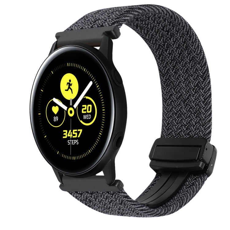 20mm Magnetic Buckle Braided Watch Strap, For Samsung Galaxy Watch Active, For Samsung Galaxy Watch 42mm