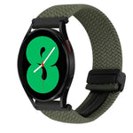 20mm Magnetic Buckle Braided Watch Strap, For Samsung Galaxy Watch 4, For Samsung Galaxy Watch 4 Classic
