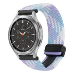 20mm Magnetic Buckle Braided Watch Strap, For Samsung Galaxy Watch 4, For Samsung Galaxy Watch 4 Classic