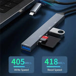 محول توسيع ADS-805 8 دبوس + Type-C إلى USB-C بيانات + USB 2.0 / 3.0 + قارئ بطاقات SD / TF، ADS-805