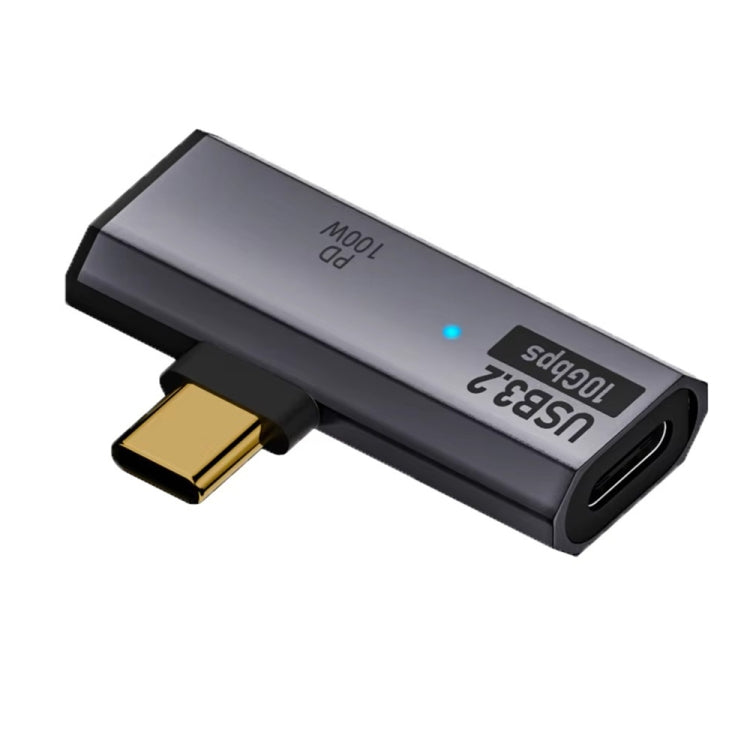 محول USB-C / Type-C ذكر إلى مزدوج Type-C أنثى USB3.2/10Gbps OTG، محول شحن PD100W، مزدوج Type-C
