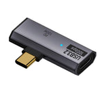 محول USB-C / Type-C ذكر إلى مزدوج Type-C أنثى USB3.2/10Gbps OTG، محول شحن PD100W، مزدوج Type-C