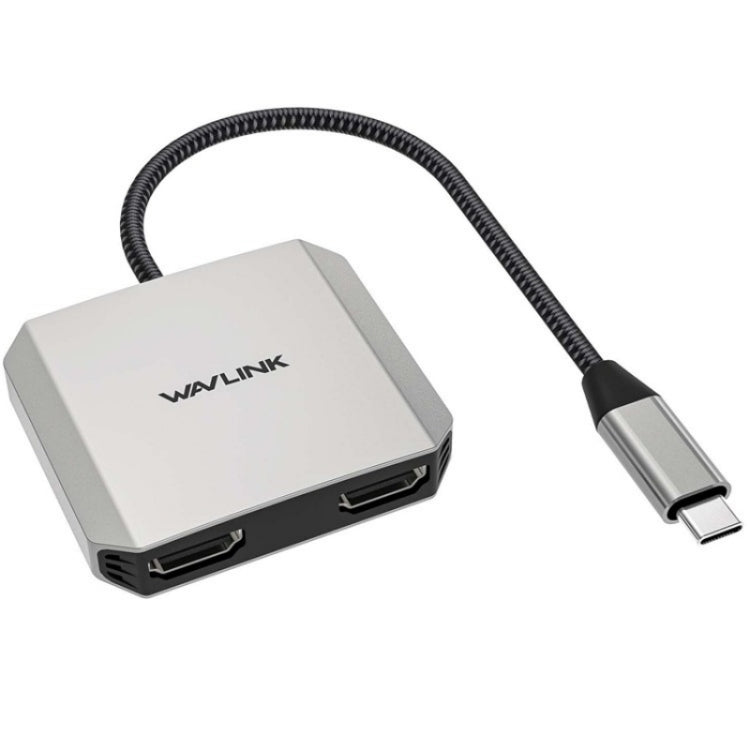 محول شحن WAVLINK UHP510 Pro بقوة 87 واط USB C إلى محول HD مزدوج 4K 60Hz للشاشة