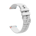 سوار ساعة سيليكون 20مم بنمط منقط ومموج مخيط، لساعات Samsung Galaxy Watch 42مم، لساعات Samsung Gear S2 Classic