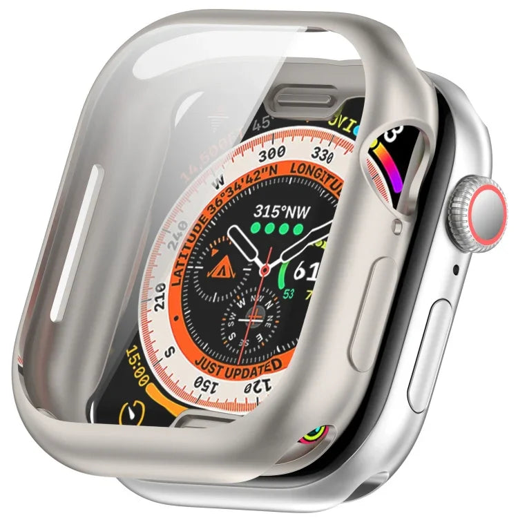 غطاء ساعة TPU مطلي شامل، لسلسلة Apple Watch 11 / 10 مقاس 46مم، لسلسلة Apple Watch 11 / 10 مقاس 42مم