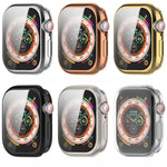 غطاء ساعة TPU مطلي شامل، لسلسلة Apple Watch 11 / 10 مقاس 46مم، لسلسلة Apple Watch 11 / 10 مقاس 42مم