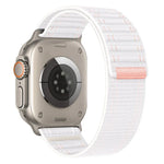 سوار ساعة من النايلون بمشبك هوك ولووب Sea Wave، لساعات Apple Watch SE 2023 مقاس 44 مم، وApple Watch SE 2023 مقاس 40 مم، وApple Watch Ultra 2 مقاس 49 مم، وApple Watch Series 9 مقاس 45 مم، وApple Watch Series 9 مقاس 41 مم، وApple Watch Ultra مقاس 49 مم