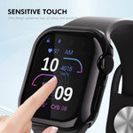 غطاء ناعم من TPU مطلي بالكهرباء مع فيلم شاشة من ENKAY Hat-Prince، لسلسلة Apple Watch 11 / 10 بمقاس 46مم، لسلسلة Apple Watch 11 / 10 بمقاس 42مم