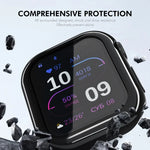 غطاء ناعم من TPU مطلي بالكهرباء مع فيلم شاشة من ENKAY Hat-Prince، لسلسلة Apple Watch 11 / 10 بمقاس 46مم، لسلسلة Apple Watch 11 / 10 بمقاس 42مم