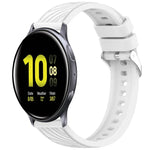 Stripe Texture Silicone 20mm Watch Band, For Samsung Galaxy Watch Active2 44mm, For Samsung Galaxy Watch Active2 40mm