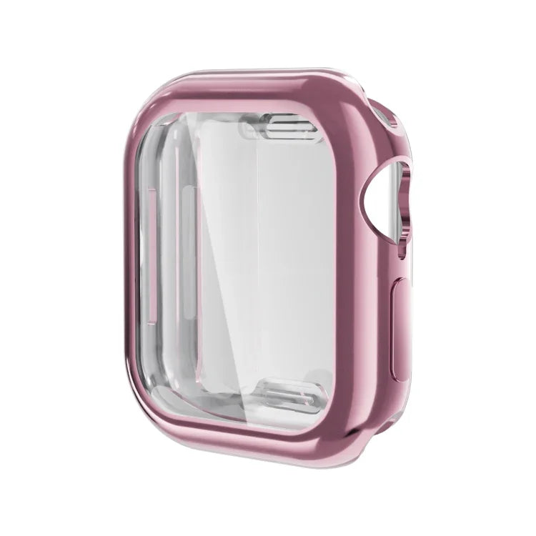 غطاء ساعة من TPU مطلي بالكهرباء بتغطية كاملة، لسلسلة Apple Watch 11 / 10 بمقاس 46مم، لسلسلة Apple Watch 11 / 10 بمقاس 42مم