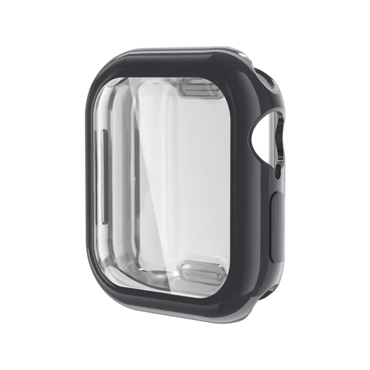 غطاء ساعة من TPU مطلي بالكهرباء بتغطية كاملة، لسلسلة Apple Watch 11 / 10 بمقاس 46مم، لسلسلة Apple Watch 11 / 10 بمقاس 42مم