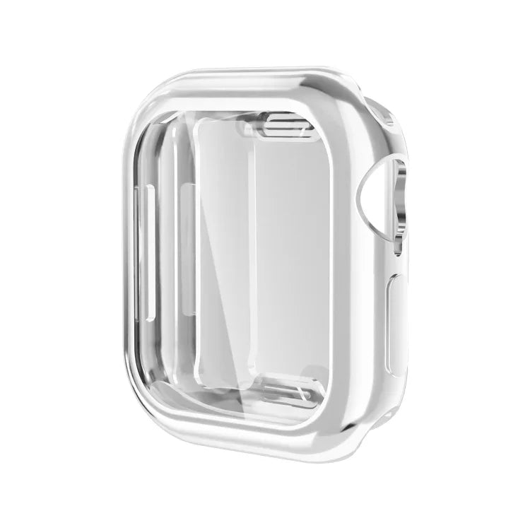 غطاء ساعة من TPU مطلي بالكهرباء بتغطية كاملة، لسلسلة Apple Watch 11 / 10 بمقاس 46مم، لسلسلة Apple Watch 11 / 10 بمقاس 42مم