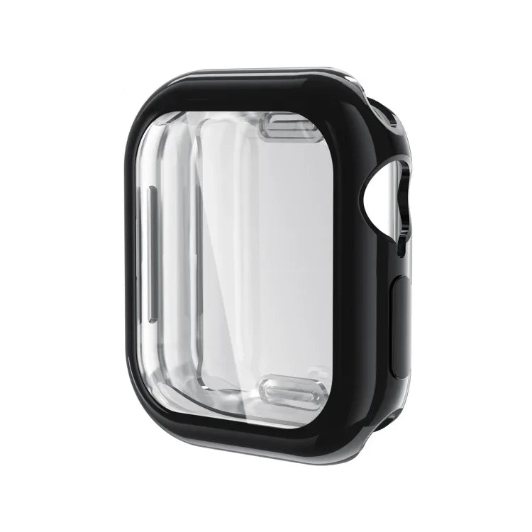 غطاء ساعة من TPU مطلي بالكهرباء بتغطية كاملة، لسلسلة Apple Watch 11 / 10 بمقاس 46مم، لسلسلة Apple Watch 11 / 10 بمقاس 42مم