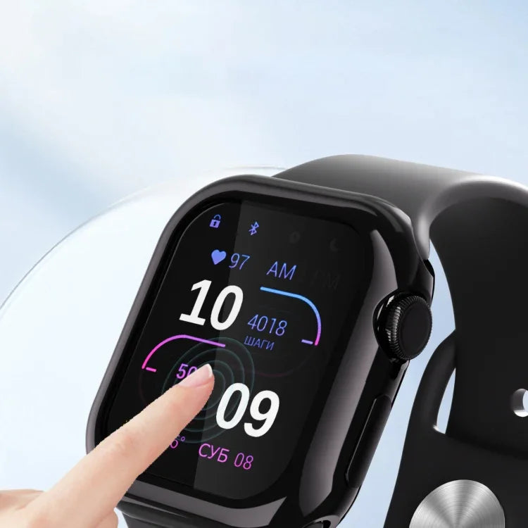 غطاء ساعة من TPU مطلي بالكهرباء بتغطية كاملة، لسلسلة Apple Watch 11 / 10 بمقاس 46مم، لسلسلة Apple Watch 11 / 10 بمقاس 42مم