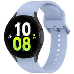 Solid Color Colorful Buckle Quick Release Silicone Watch Band, For Samsung Galaxy Watch 5 40 / 44mm, For Samsung Galaxy Watch 5 Pro, For Samsung Galaxy Watch 4 40 / 44mm, For Samsung Galaxy Watch 4 Classic 46 / 42mm