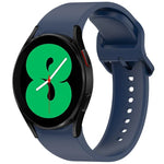Solid Color Colorful Buckle Quick Release Silicone Watch Band, For Samsung Galaxy Watch 5 40 / 44mm, For Samsung Galaxy Watch 5 Pro, For Samsung Galaxy Watch 4 40 / 44mm, For Samsung Galaxy Watch 4 Classic 46 / 42mm