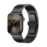 سوار ساعة معدني من سبيكة التيتانيوم، لساعات Apple Watch بمقاسات 46مم / 49مم / 45مم / 44مم، لساعات Apple Watch بمقاسات 42مم / 41مم / 40مم / 38مم