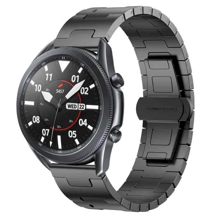 Titanium Alloy 22mm Metal Watch Band, For Samsung Galaxy Gear S3 Frontier, For Samsung Galaxy Watch 3 45mm, For Samsung Galaxy Gear S3 Classic, For Samsung Galaxy Watch 46mm
