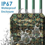 راوتر لاسلكي WAVLINK WN573HX1 WiFi 6 AX1800 ثنائي النطاق نقطة وصول واي فاي خارجية، قابس أمريكي، قابس أوروبي، قابس بريطاني، قابس أسترالي