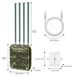 راوتر لاسلكي WAVLINK WN573HX1 WiFi 6 AX1800 ثنائي النطاق نقطة وصول واي فاي خارجية، قابس أمريكي، قابس أوروبي، قابس بريطاني، قابس أسترالي