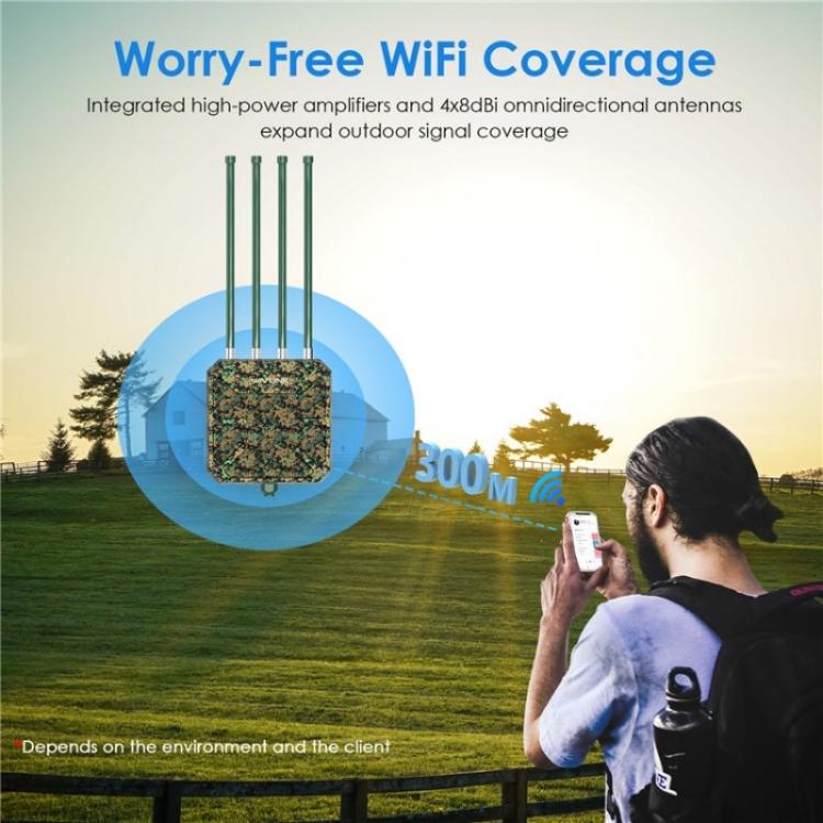 راوتر لاسلكي WAVLINK WN573HX1 WiFi 6 AX1800 ثنائي النطاق نقطة وصول واي فاي خارجية، قابس أمريكي، قابس أوروبي، قابس بريطاني، قابس أسترالي