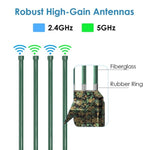 راوتر لاسلكي WAVLINK WN573HX1 WiFi 6 AX1800 ثنائي النطاق نقطة وصول واي فاي خارجية، قابس أمريكي، قابس أوروبي، قابس بريطاني، قابس أسترالي