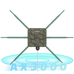 موسع واي فاي خارجي WAVLINK WN588HX3 AX3000 مع 6 هوائيات مكرر واي فاي ثنائي النطاق، قابس أمريكي، قابس أوروبي، قابس بريطاني، قابس أسترالي