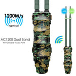 مقوي واي فاي خارجي مقاوم للماء IP67 WAVLINK WN570HA2 راوتر لاسلكي AC1200 ثنائي النطاق، قابس أمريكي، قابس أوروبي، قابس بريطاني، قابس أسترالي