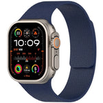 سوار ساعة سيليكون مغناطيسي بنقشة قشرة الليتشي، لساعات Apple Watch مقاسات 46مم / 49مم / 45مم / 44مم، لساعات Apple Watch مقاسات 42مم / 41مم / 40مم / 38مم