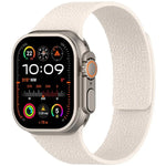 سوار ساعة سيليكون مغناطيسي بنقشة قشرة الليتشي، لساعات Apple Watch مقاسات 46مم / 49مم / 45مم / 44مم، لساعات Apple Watch مقاسات 42مم / 41مم / 40مم / 38مم