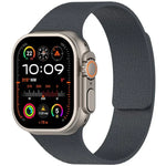 سوار ساعة سيليكون مغناطيسي بنقشة قشرة الليتشي، لساعات Apple Watch مقاسات 46مم / 49مم / 45مم / 44مم، لساعات Apple Watch مقاسات 42مم / 41مم / 40مم / 38مم